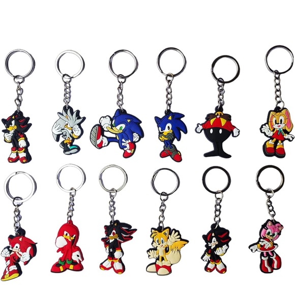 Other - NIP 3 pk Sonic & Friends keychain/bag charm (set for buy now)